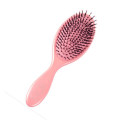 Pink Color Plastic Handle Paddle Hair Brush